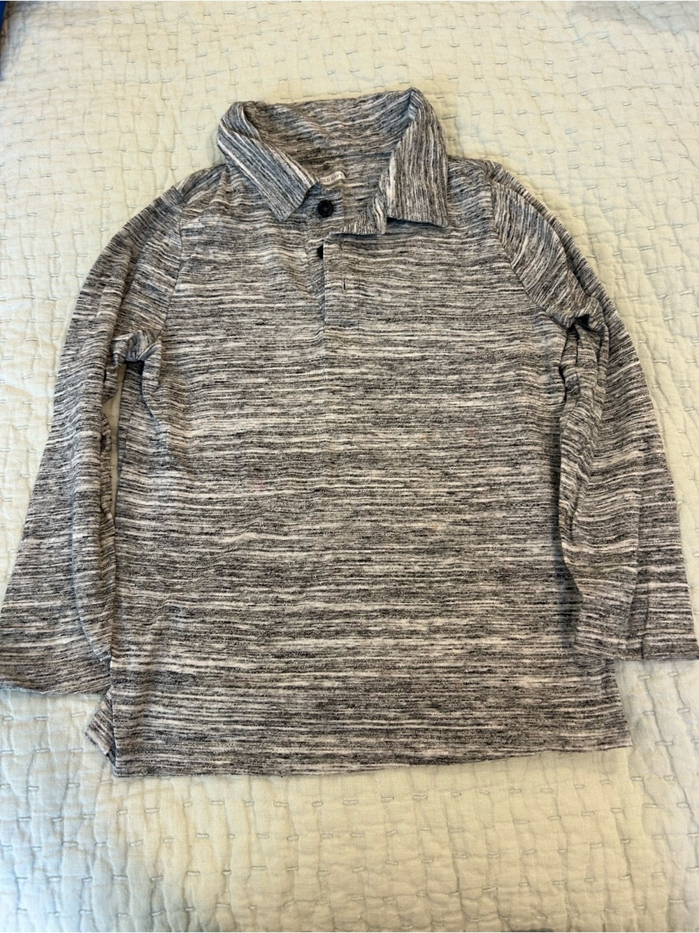 Old Navy Boys Long Sleeve Polo. Size 4.
